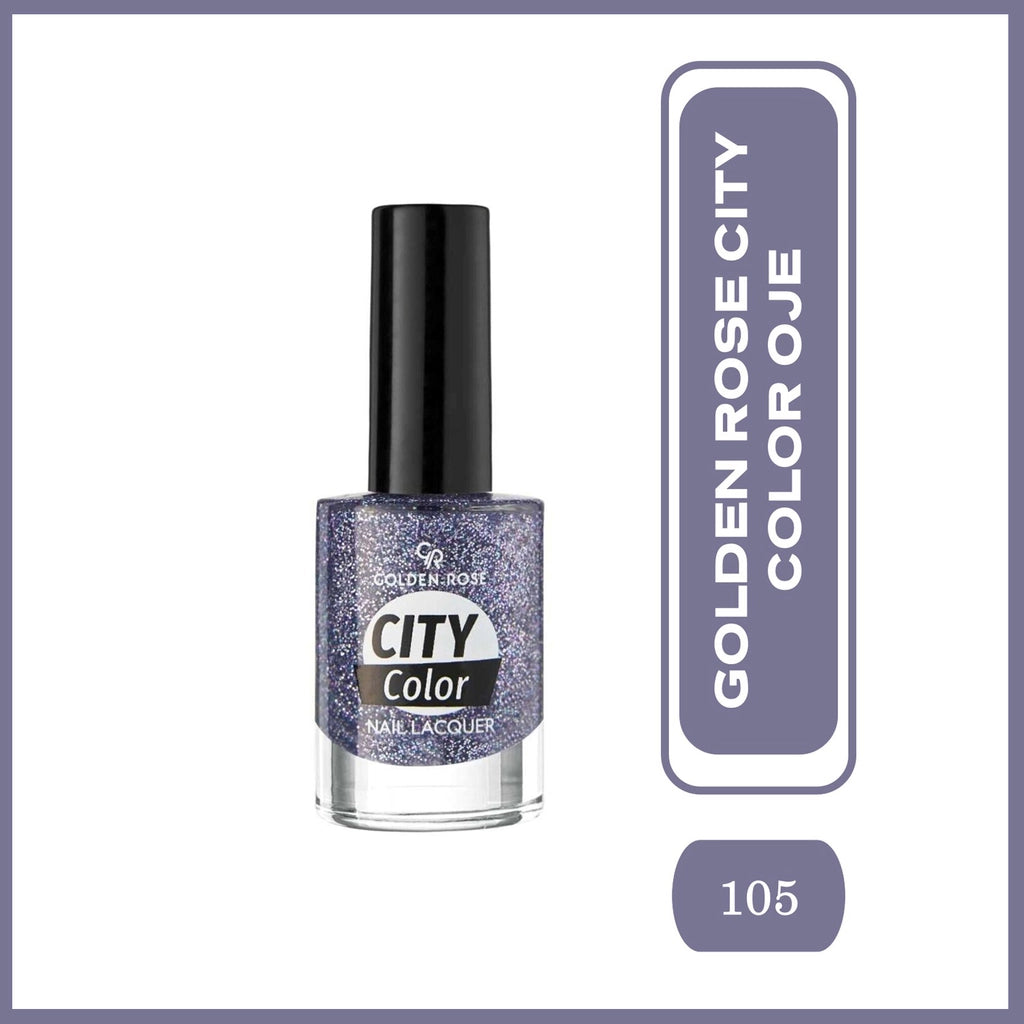 Golden Rose City Color Nail Lacquer Nail Polish 105