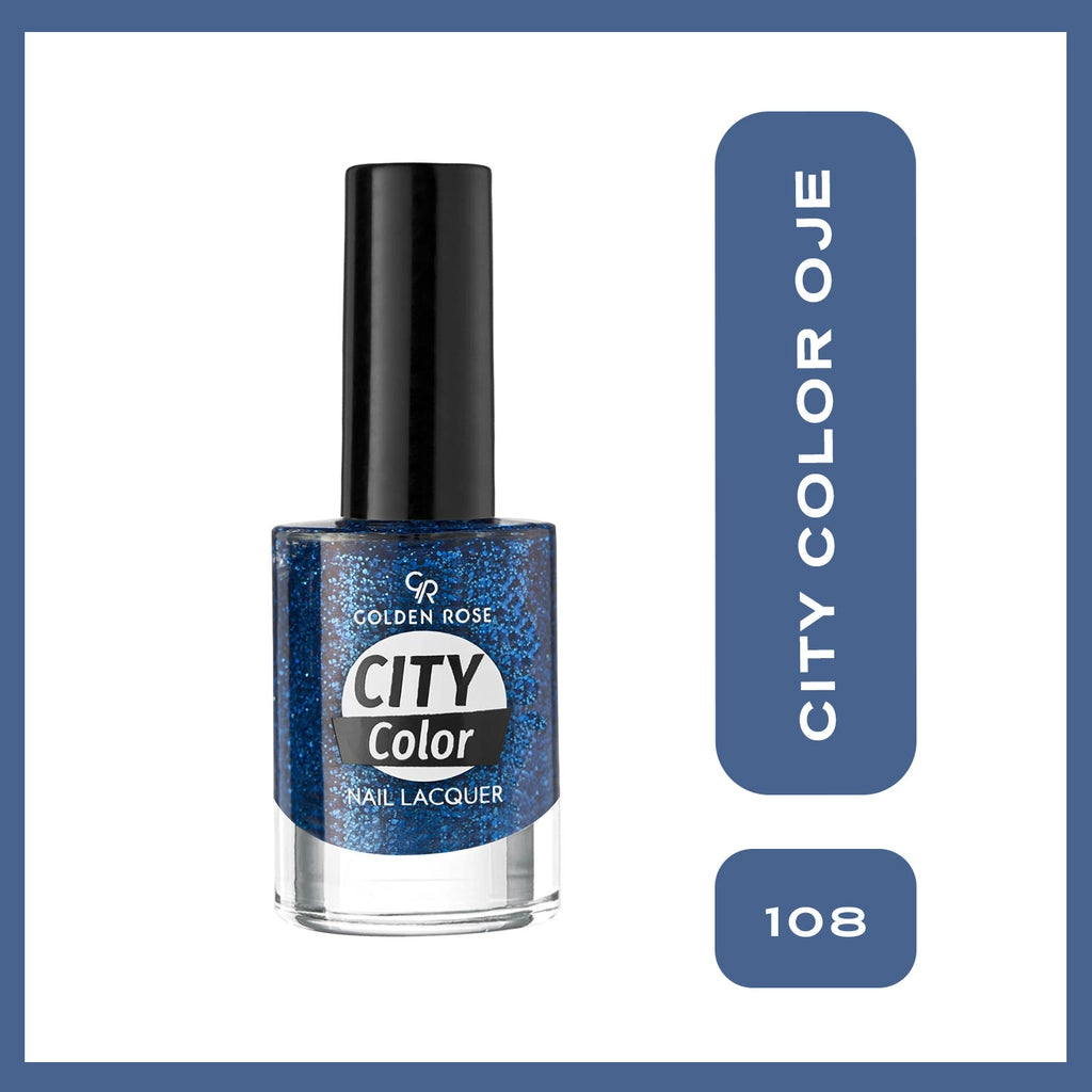 Golden Rose City Color Nail Lacquer Nail Polish 108