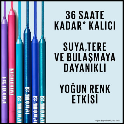 Maybelline New York Tattoo Liner Gel Eye Pencil Burgundy Bliss