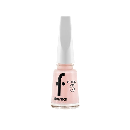 Flormar Quick Dry Intensely Pigmented Nail Polish 002 Soft Pink