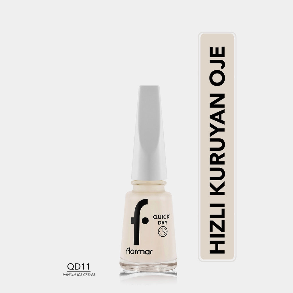 Flormar Quick Dry Intense Pigmented Nail Polish 022 Velvet