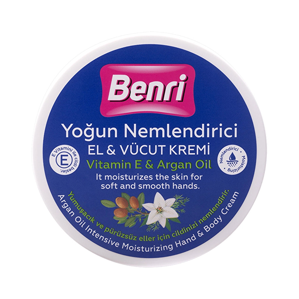 Benri Argan Oil Intensive Moisturizing Hand &amp; Body Cream 500 ml