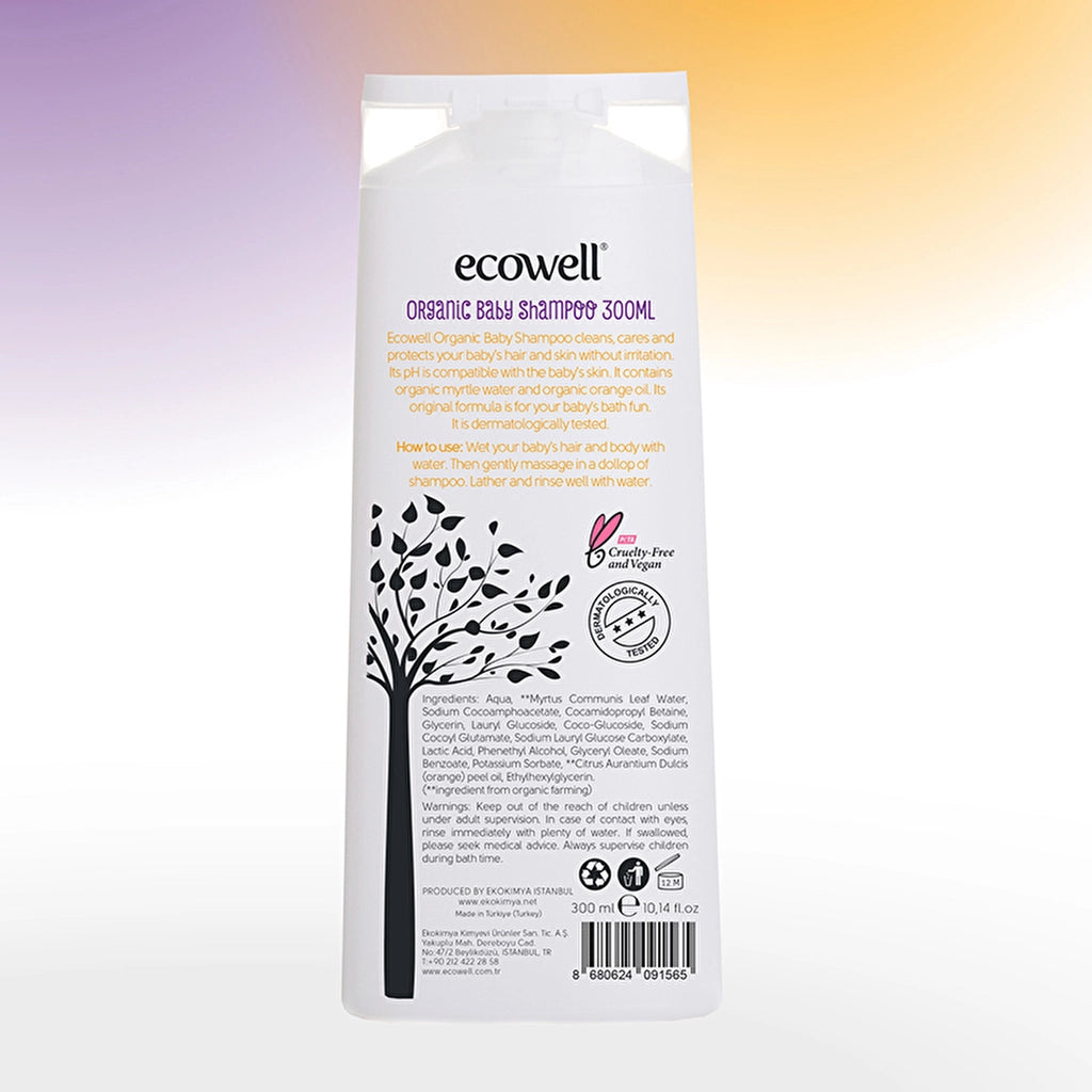 Ecowell Baby and Children Hair &amp; Body Shampoo 300 ml