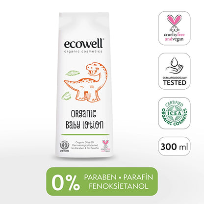Ecowell Baby Face and Body Lotion 300 ml