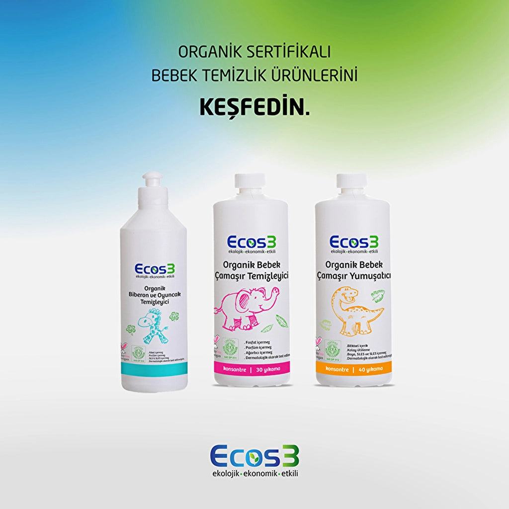 Ecos3 Organic Baby Bottle and Toy Cleaner 500 ml