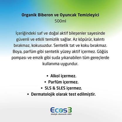 Ecos3 Organic Baby Bottle and Toy Cleaner 500 ml