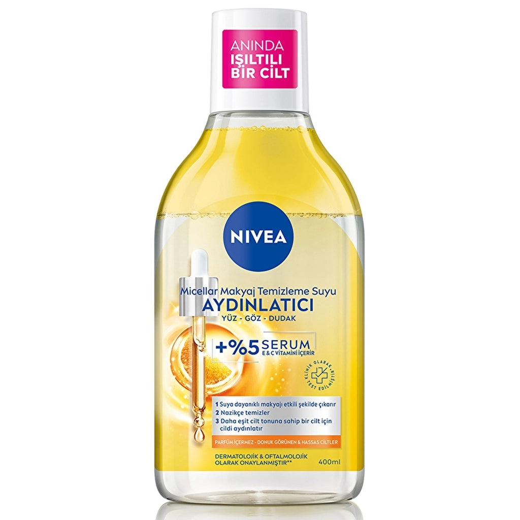 Nivea Brightening Micellar Makeup Cleansing Water with Serum 400 ml