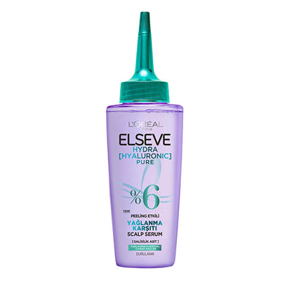 Loreal Paris Elseve Hydra Hyaluronic Pure Scalp Serum with Anti-Oil Peeling Effect Containing Salicylic Acid 102 ml