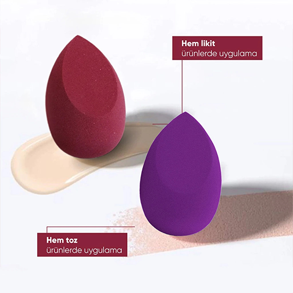 Görkito Makeup Sponge Claret Red