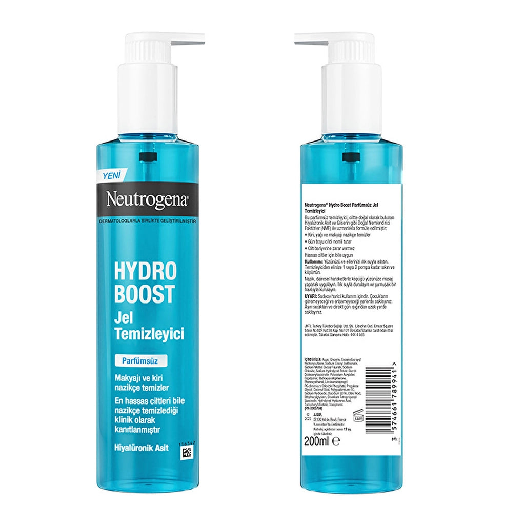 Neutrogena Hydro Boost Perfume-Free Gel Cleanser 200 ml