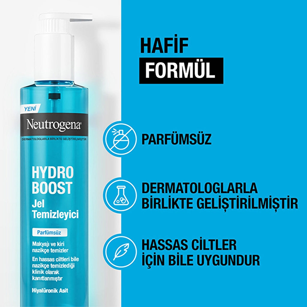 Neutrogena Hydro Boost Perfume-Free Gel Cleanser 200 ml