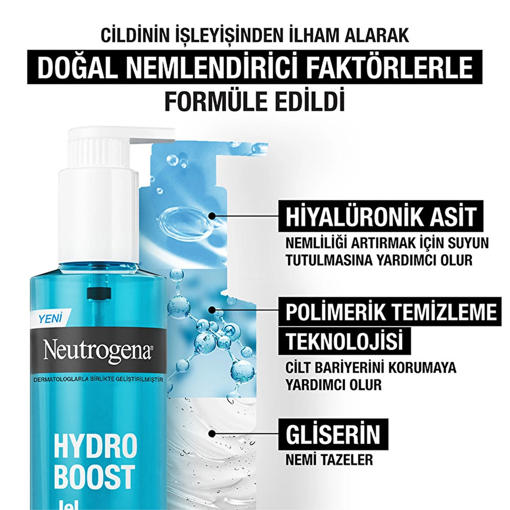 Neutrogena Hydro Boost Perfume-Free Gel Cleanser 200 ml