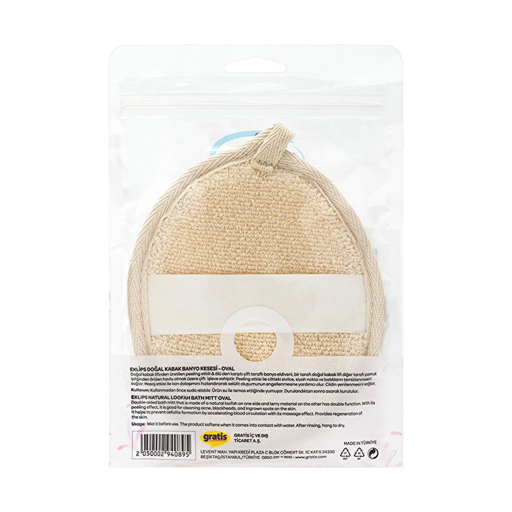 Eklips Natural Bath Scrub Oval Pumpkin