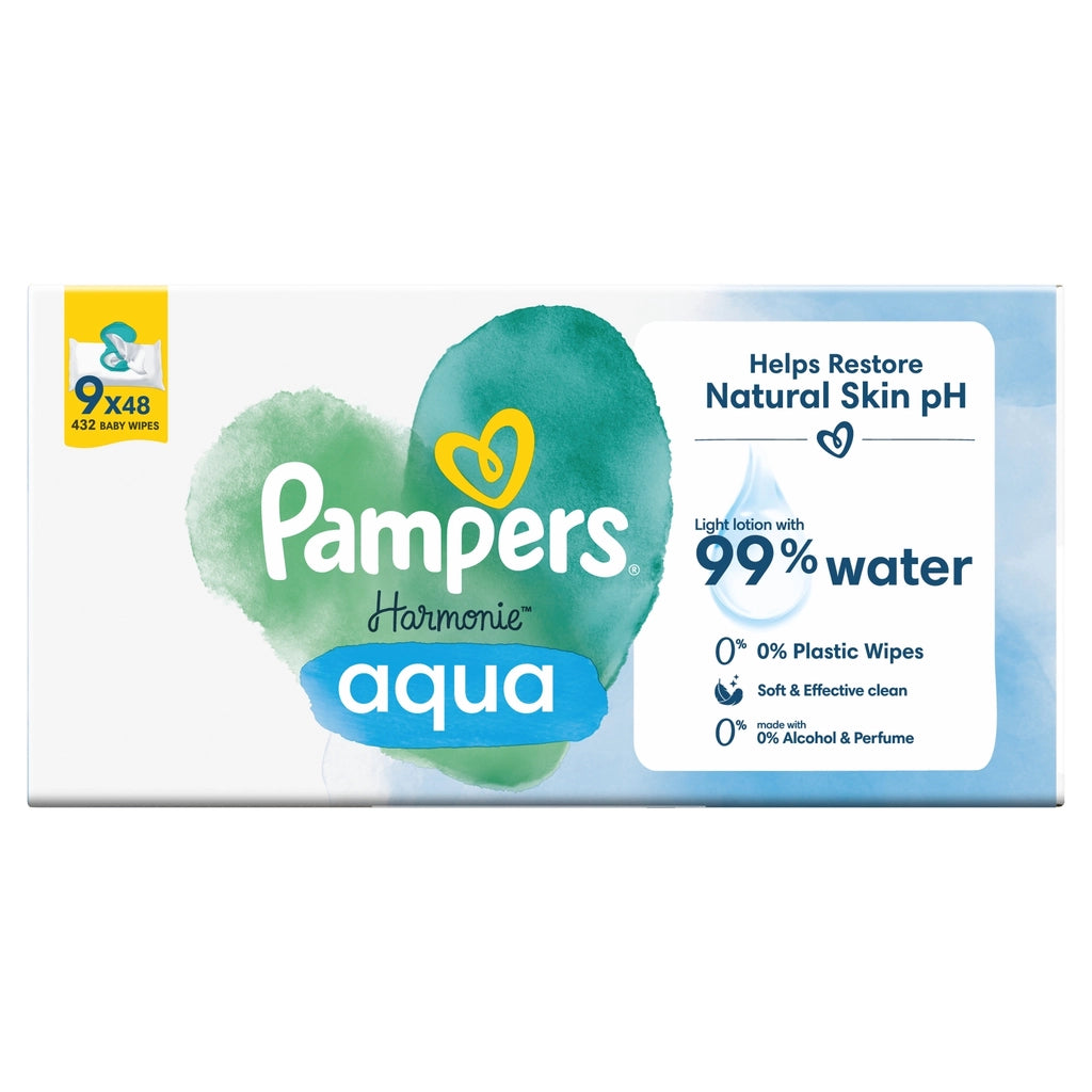 Prima Pampers Premium Baby Wet Towel 9 x 48 Pieces