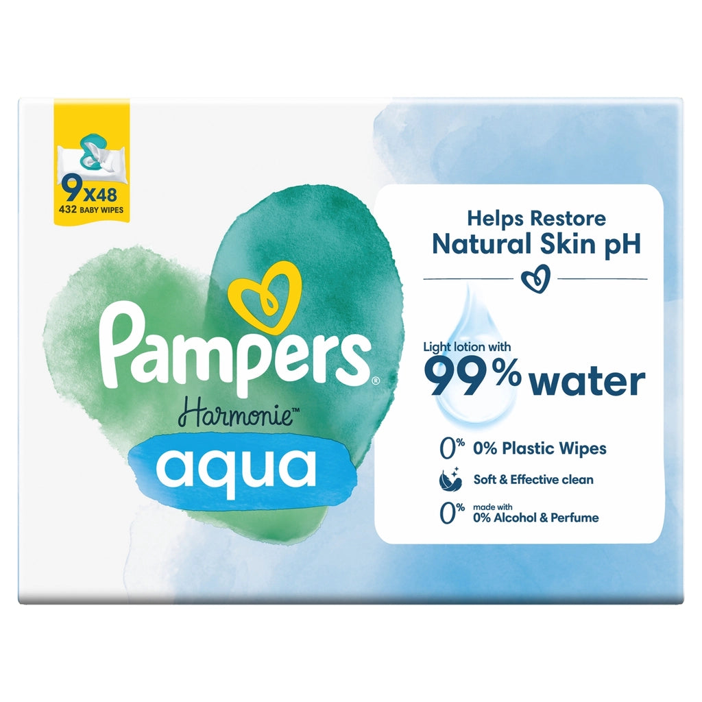 Prima Pampers Premium Baby Wet Towel 9 x 48 Pieces
