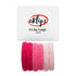 Eklips 6-Piece Hair Elastic Pink