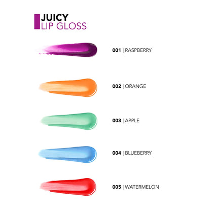 Flormar Juicy Natural Color-Providing Fruit Flavored Moisturizing Lip Gloss 001 Raspberry