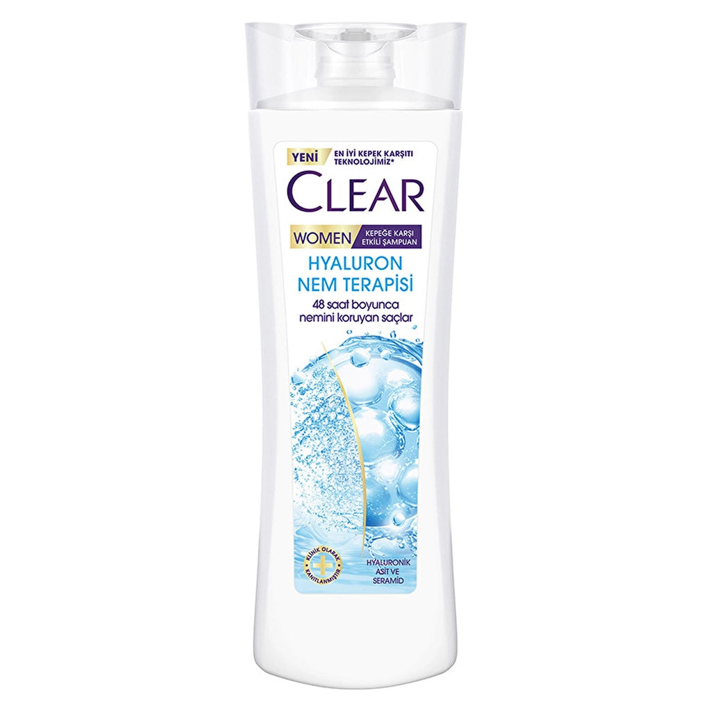 Clear Women Effective Hair Care Shampoo Against Dandruff Hyaluron Moisture Therapy 350 ml