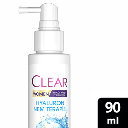 Clear Women Effective Hair Care Serum Against Dandruff Hyaluron Moisture Therapy 90 ml