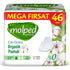 Molped Pure & Soft Mega Pack Normal Hygienic Pads 46 Pcs