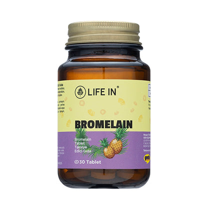 Life In Bromelain Food Supplement 30 Tablets 250mg