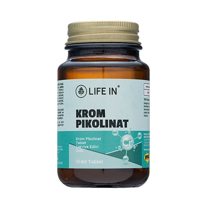 Life In Chromium Picolinate Food Supplement 60 Tablets