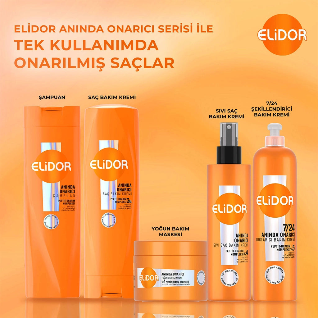 Elidor Instant Repair and Rescue Hair Care Cream for Damaged Hair 240 ml