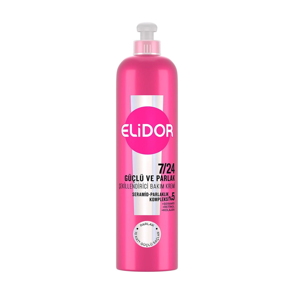 Elidor Strong and Shiny Styling Hair Care Cream for Dry and Dull Hair 240 ml
