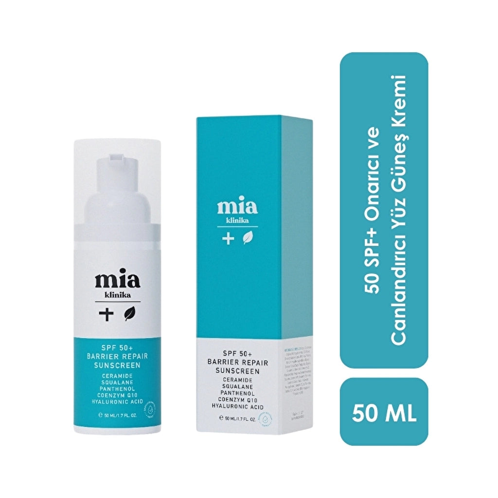 Mia Klinika SPF 50+ Barrier Repair Sunscreen Face Sun Cream 50 ml