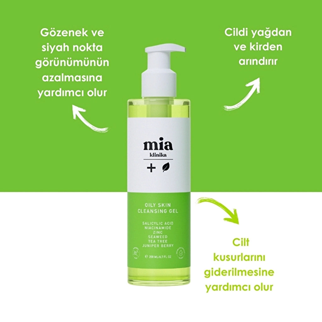 Mia Klinika Face Washing Gel for Oily and Acne-Prone Skin 200 ml