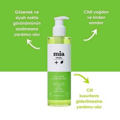 Mia Klinika Face Washing Gel for Oily and Acne-Prone Skin 200 ml