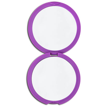 Eklips Purple Foldable Pocket Mirror and Comb