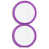 Eklips Purple Foldable Pocket Mirror and Comb