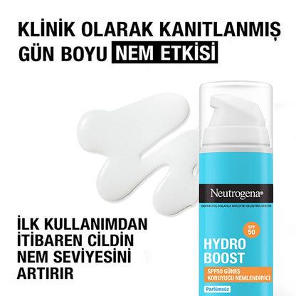 Neutrogena Hydro Boost SPF 50 Sunscreen Moisturizer 50 ml