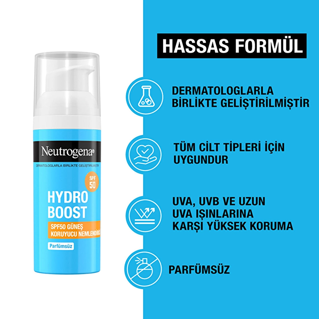 Neutrogena Hydro Boost SPF 50 Sunscreen Moisturizer 50 ml