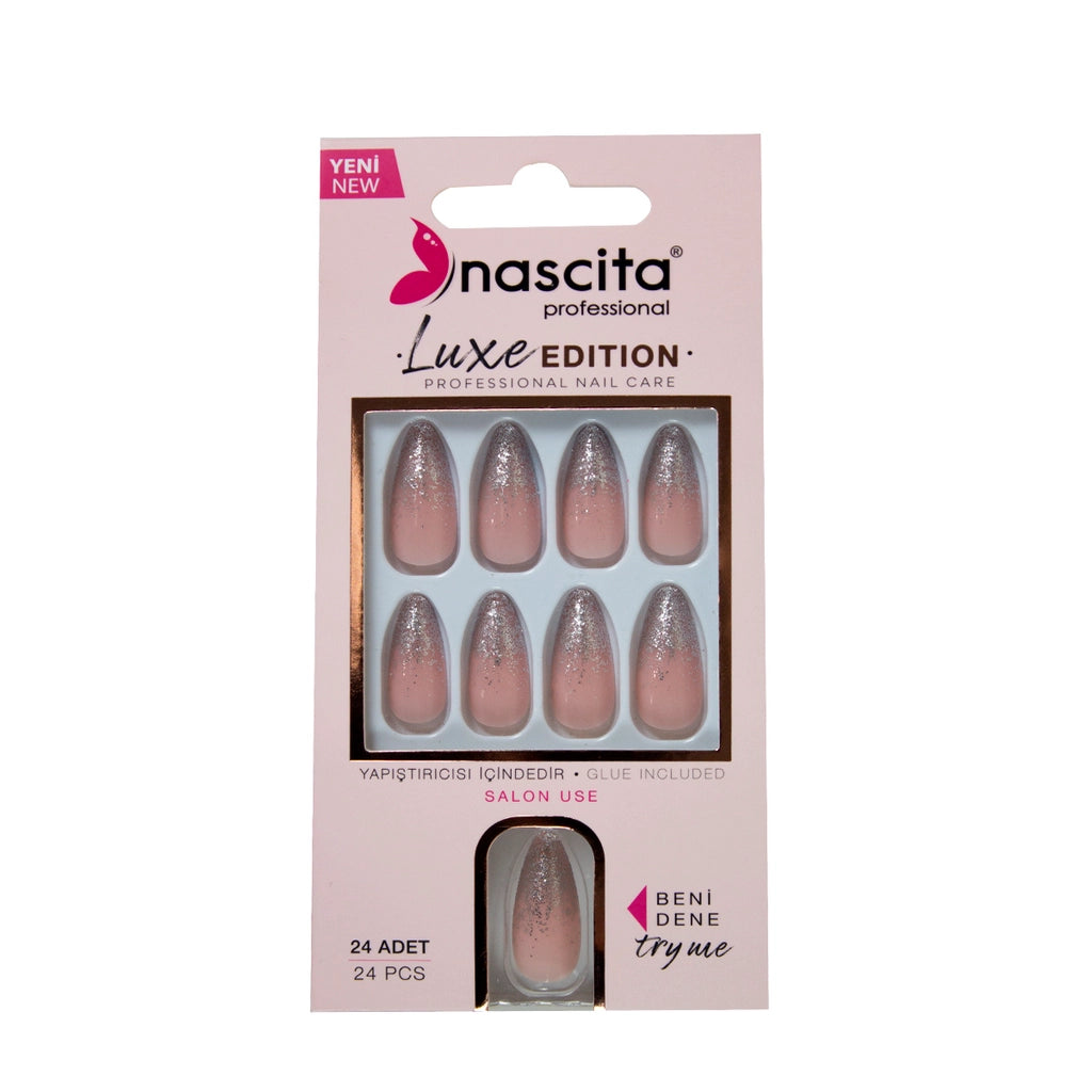 Nascita Cat Eye Effect Fake Nails S243 Pack of 24