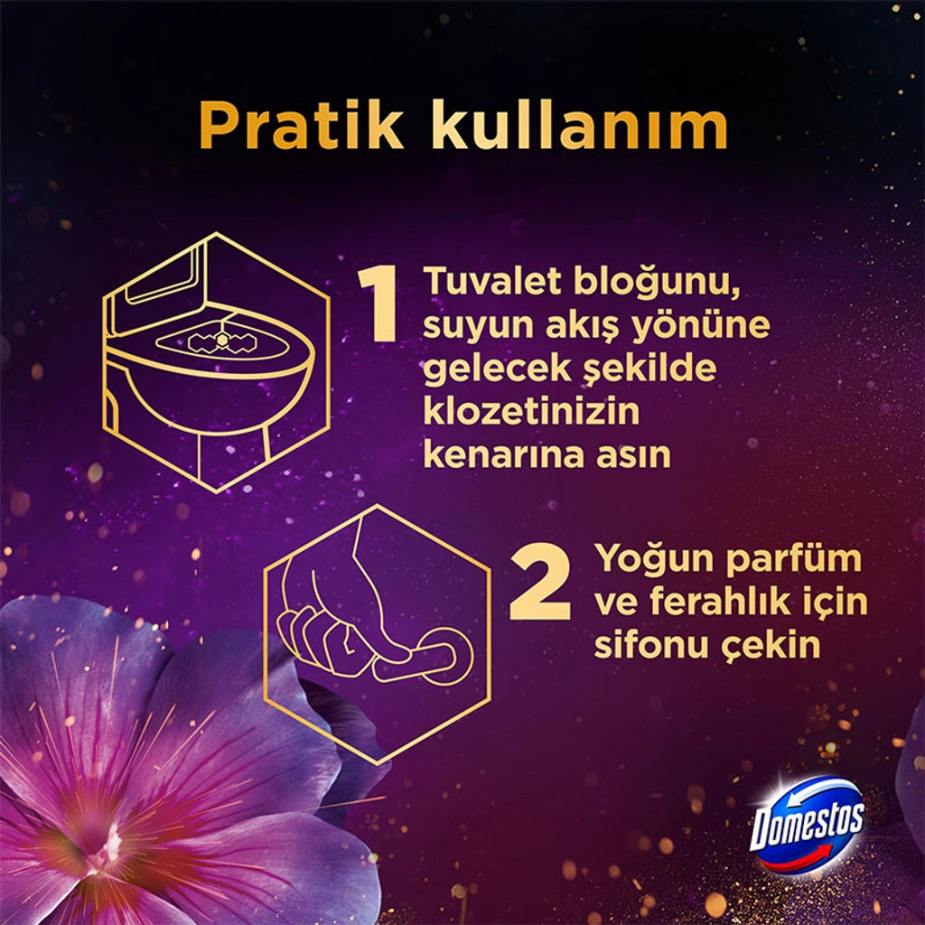 Domestos WC Block Purple Violet 2 x 50 gr
