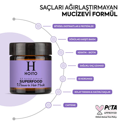 Hoito Superfood Leave-in Nourishing Leave-in Hair Care Mask 100 ml