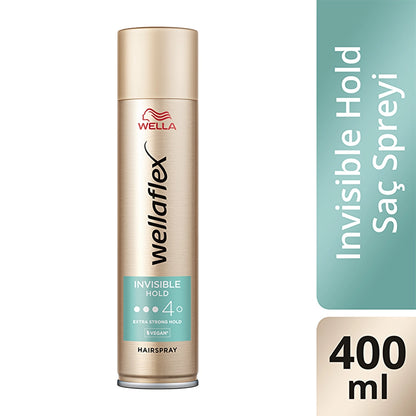 Wella Wellaflex Invisible Hold Invisible Hold Hair Spray Extra Strong Hold 400 ml - 4/5 Hold