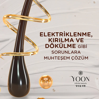 Yoon Moisturizing, Nourishing and Repairing Vegan Hair Care Cream with Biotin B7 &amp; Collagen 200 ml