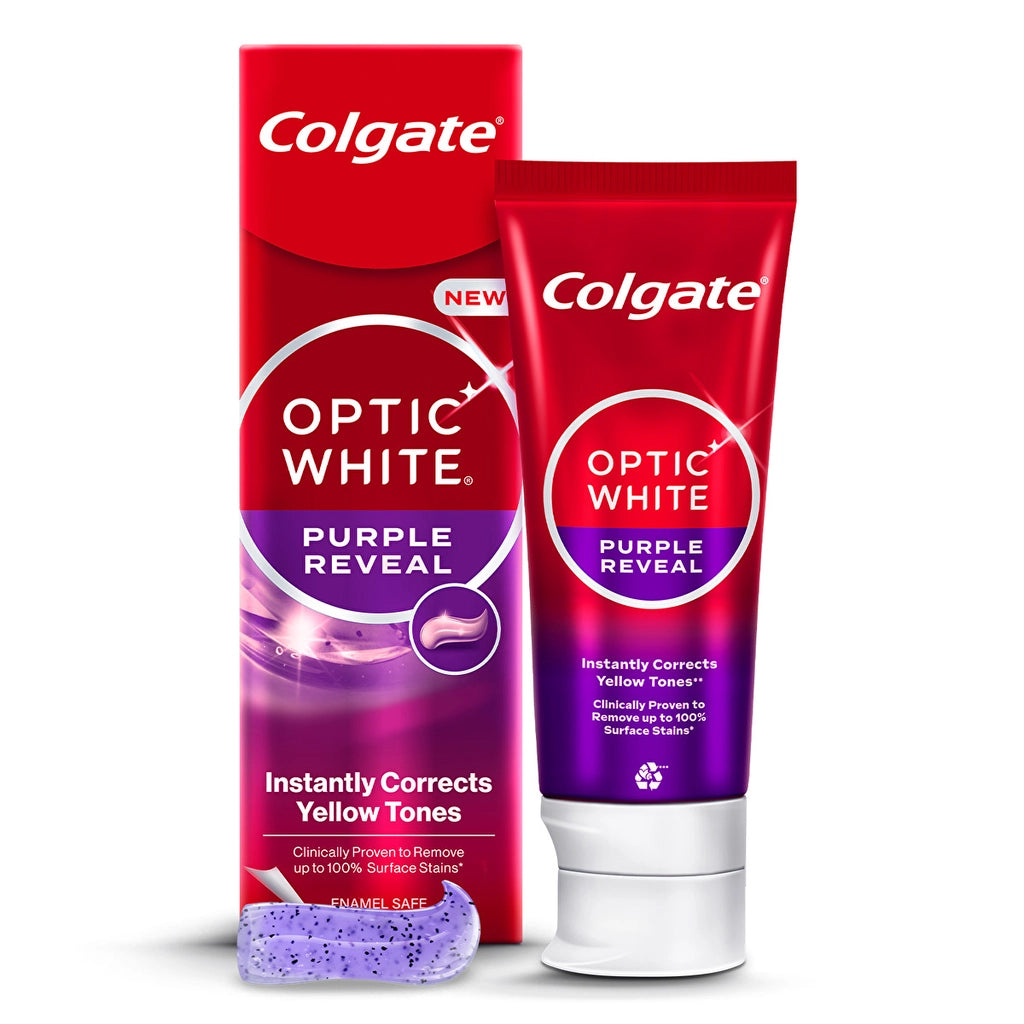 Colgate Optic White Purple Reveal Toothpaste 75 ml