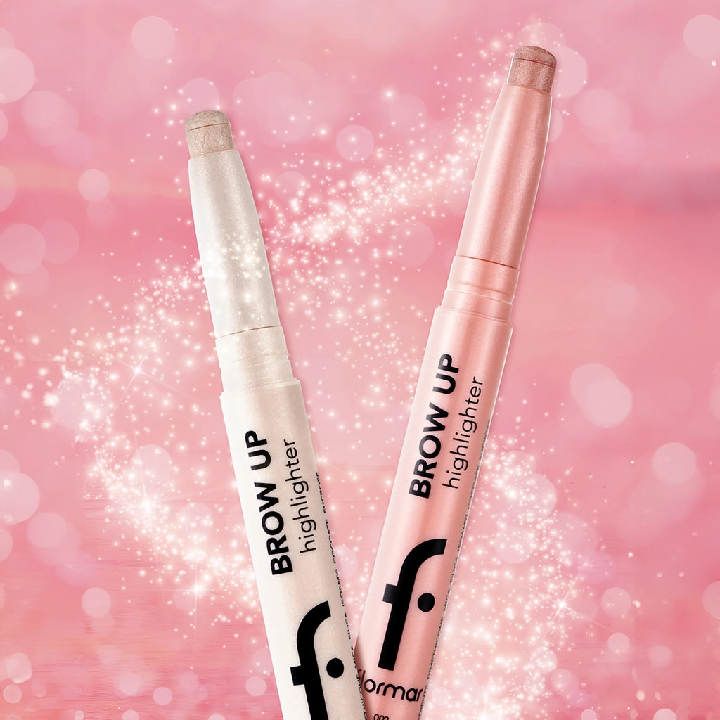 Flormar Brow Up Soft Texture &amp; Intense Shine Lift Under-Brow Lightening Pencil 002 Rose Gold