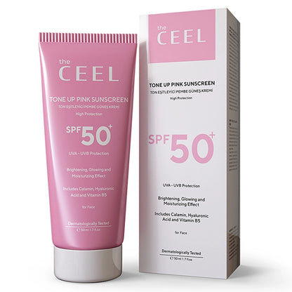 The Ceel Tone Evening SPF50 Pink Sunscreen 50 ml