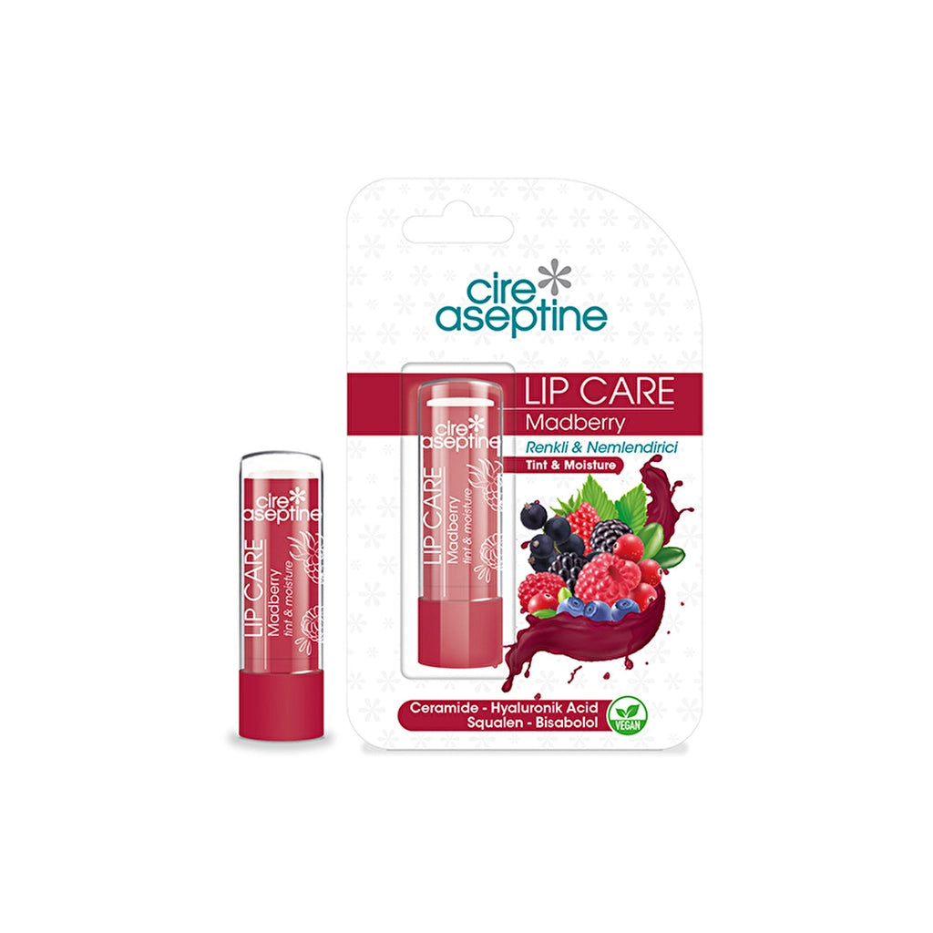 Cire Aseptine Madberry Moisturizing Tinted Lip Care Cream