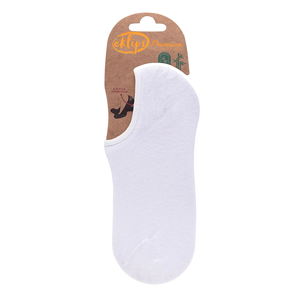 Eklips Single Sneakers Bamboo Socks White