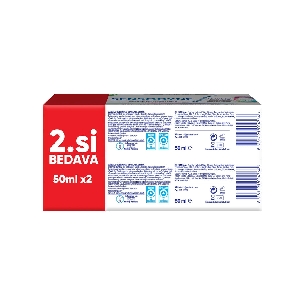 Sensodyne Versatile Protection Toothpaste 50 ml x 2