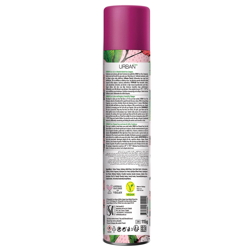 Urban Care Sparling Lychee Breeze Volumizing Dry Shampoo 200 ml