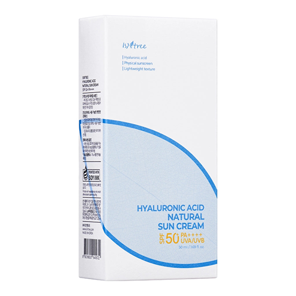Isntree Natural Sunscreen with Hyaluronic Acid SPF 50+ PA++++ 50 ml