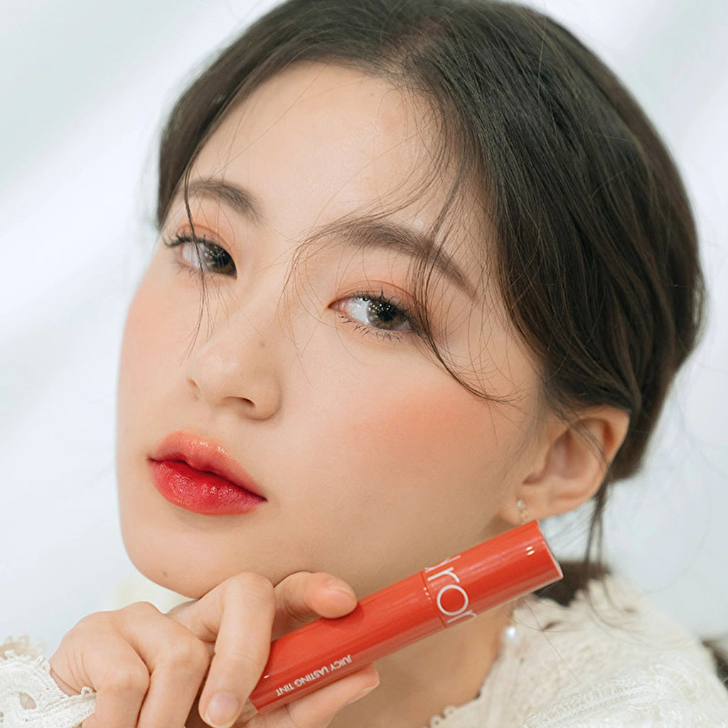 rom&amp;nd Juicy Lasting Tint Colored Lip Gloss 18 Mulled Peach