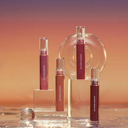 rom&amp;nd Glasting Water Tint Colored Lip Gloss 02 Red Drop